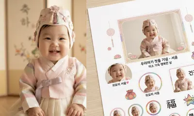 엄마표 우리 아기 얼굴 스티커 만들기 (무료 AI 누끼따기 활용)